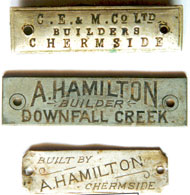 Builder's Plates
