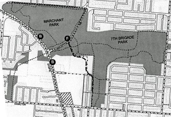 Map of Parkland, Chermside