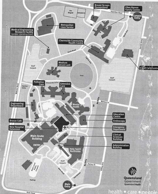 Hospital Complex Map