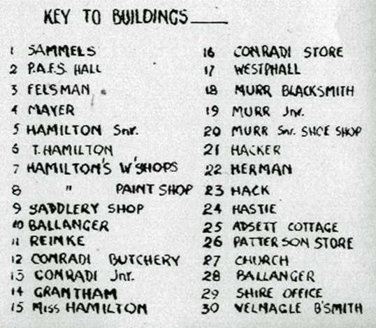 Stan Eddowes' Map Key